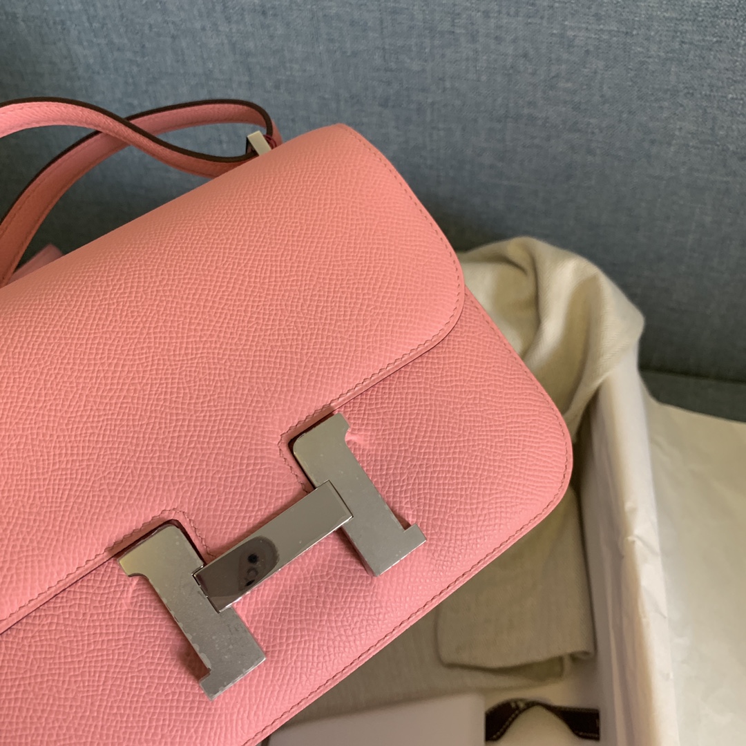 에르메스 콘스탄스18 로즈아잘리아 은장 앱송